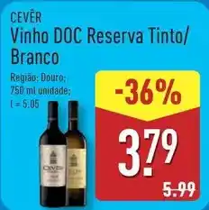 ALDI Cevêr - vinho doc reserva tinto promoção