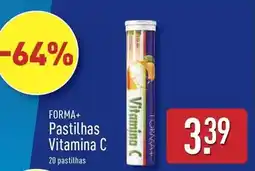 ALDI Forma+ - pastilhas vitamina c promoção
