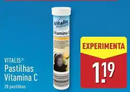 ALDI Vitalis - pastilhas vitamina c promoção