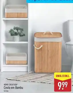 ALDI Home creation - cesto em bambú promoção