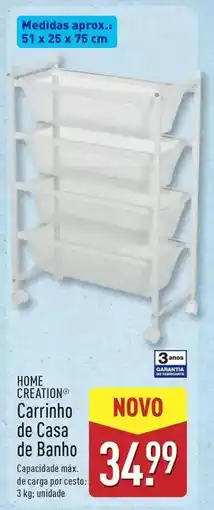 ALDI Home creation - carrinho de casa de banho promoção