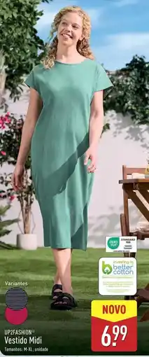 ALDI Mission - vestido midi promoção