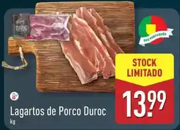 ALDI Lagarto de porco duroc promoção
