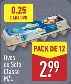 ALDI Ovos do solo classe promoção