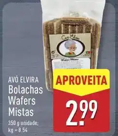 ALDI Bolachas wafers mistas promoção