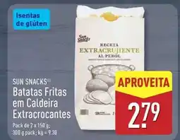 ALDI Sun - batatas fritas em caldeira extracrocantes promoção