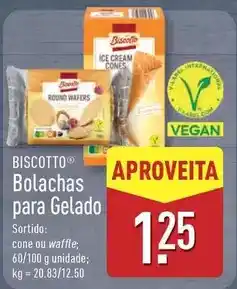 ALDI Bolachas para gelado promoção