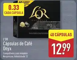 ALDI L'or - capsulas de cafe promoção