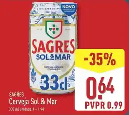 ALDI Sagres - cerveja promoção