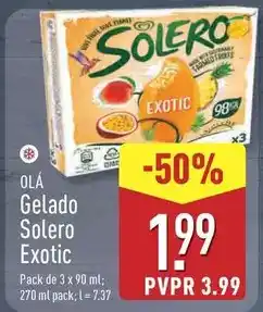 ALDI Solero - gelado exotic promoção