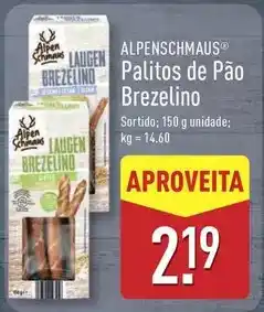 ALDI Palitos de pao brezelino promoção