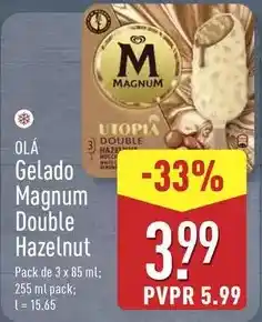 ALDI Magnum - gelado double promoção