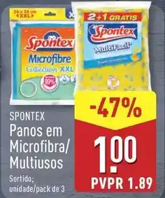 ALDI Xxl - panos em microfibra/ multiusos promoção