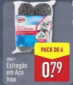 ALDI Esfregao em aco inox promoção