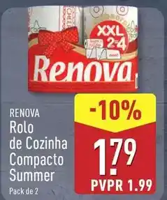 ALDI Renova - rolo de cozinha compacto summer promoção