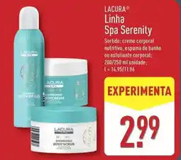 ALDI Lacura - linha spa serenity promoção
