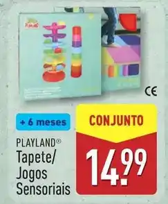 ALDI Playland - tapete/jogos sensoriais promoção