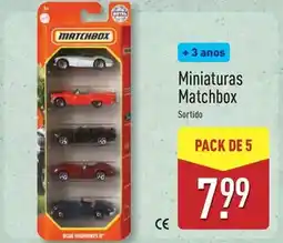 ALDI Miniaturas matchbox promoção