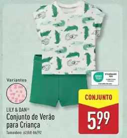ALDI Lily & dan - conjunto de verão para criança promoção