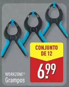 ALDI Workzone - grampos promoção
