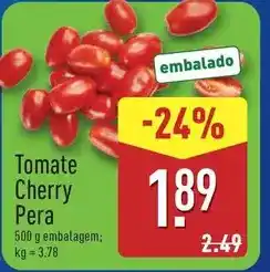 ALDI Tomate cherry pera promoção