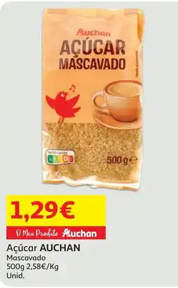 Minipreço Açúcar AUCHAN Mascavado promoção