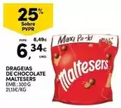 Continente Maltesers - drageias de chocolate promoção