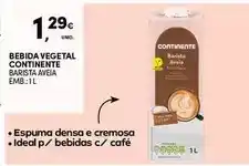 Continente Continente - bebida vegetal promoção