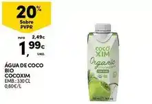 Continente Bio - água de coco promoção