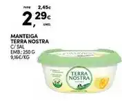 Continente Terra nostra - manteiga promoção