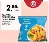 Continente Continente - palitos de pescada promoção