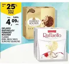 Raffaello - gelado / ferrero rocher