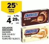 Continente Snickers - gelados promoção