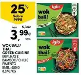 Continente Iglo - wok bali/ thai green cuisine promoção
