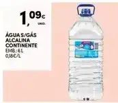 Continente Continente - água s/gas alcalina promoção