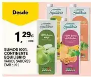 Continente Continente - sumos 100% promoção
