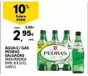 Continente Pedras - água c/gas salgadas promoção