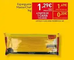 Recheio Masterchef - espaguete promoção
