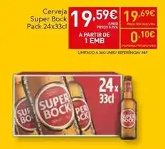 Recheio Super bock - cerveja promoção