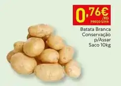 Recheio Batata branca conservação p/assar promoção