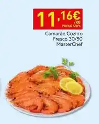 Recheio Masterchef - camarão cozido fresco 30/50 promoção