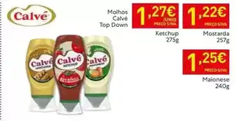 Recheio Calvé - molhos top down promoção