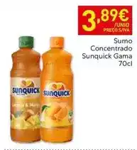 Recheio Sunquick - sumo concentrado promoção
