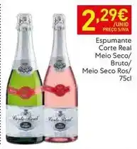 Recheio Espumante corte real meio seco/bruto/meio seco ros promoção