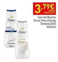 Recheio Dove - gel de banho promoção