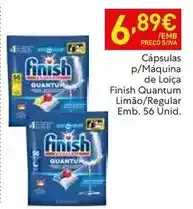 Recheio Finish - capsulas p/máquina de loica quantum limão/regular promoção