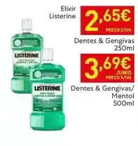 Recheio Listerine - dentes & gengivas/mentol promoção