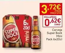 Recheio Mini - cerveja super bock promoção