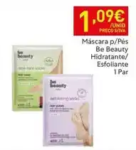 Recheio Be beauty - mascara p/pes hidratante/esfoliante promoção