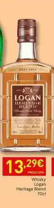 Recheio Logan - whisky heritage promoção
